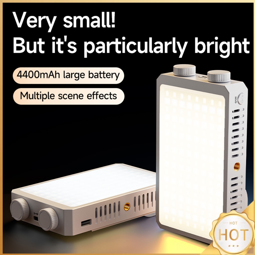 Photography Lighting Description - 40W LED-cameralamp 2800K-9000K Handheld-vullicht 4400mAh Oplaadbaar