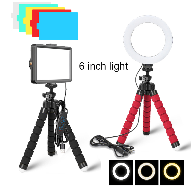 Photography Mobile Lighting - 16Cm Dimbare Ring Licht Led Selfie