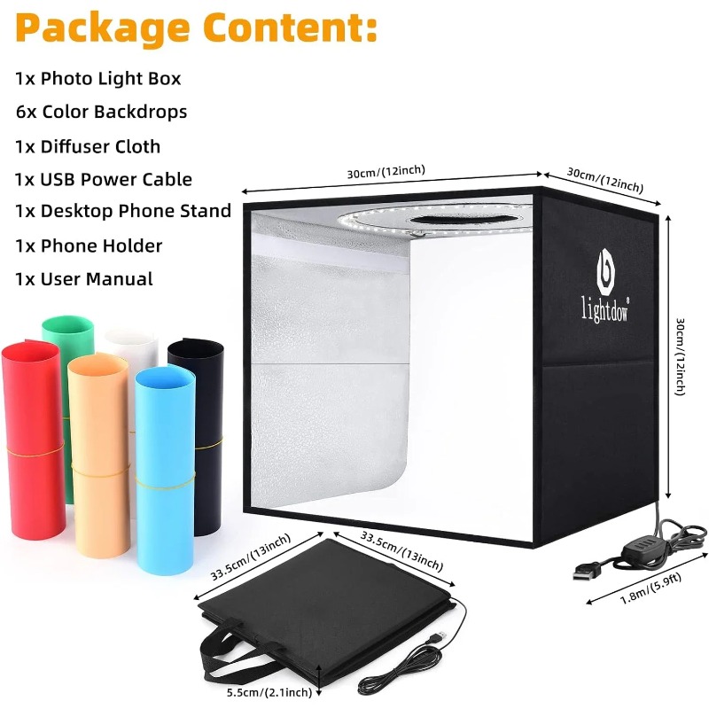 Lightdow Photo Studio Light Bo - Photography Lighting Kit Portable recensie en prijs